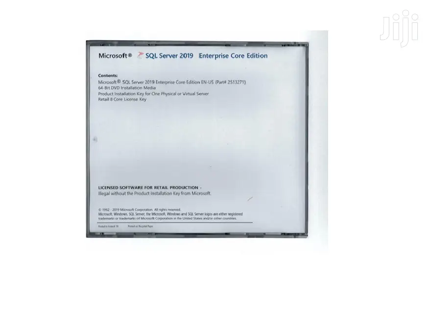 Microsoft SQL Server 2019 Enterprise 8C, Unlimited User Cals