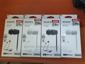 Sony WI-C200 Wireless In-ear Headset/Headphones With Mic For