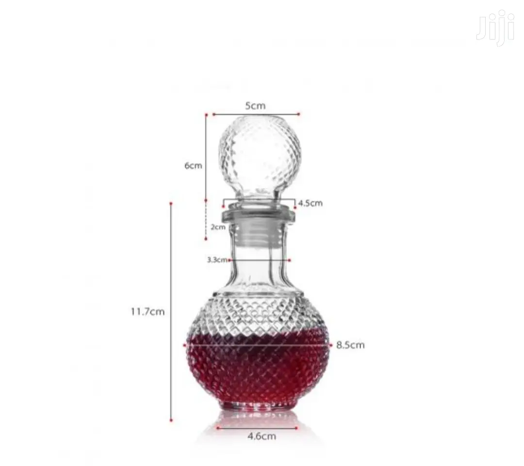 Round Whiskey Decanter