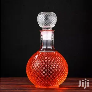 Round Whiskey Decanter