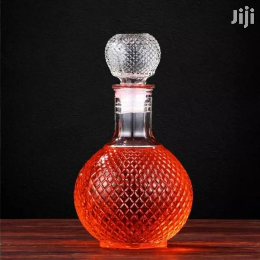 Round Whiskey Decanter