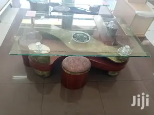 Puff Glass Coffee Table