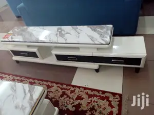 Extendable Pure Marble TV Stand