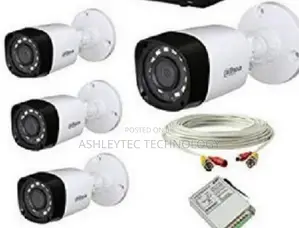 Four Hikvision 4 Channel DVR 1 CCTV Camera Kit