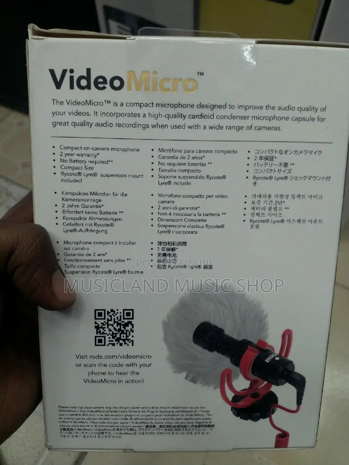 Rode Videomicro Compact Microphone