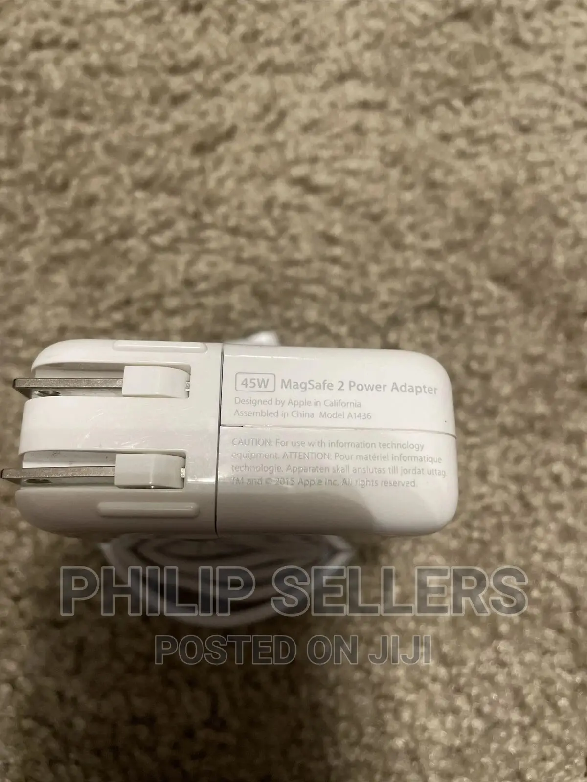 Original Apple Magsafe 2 45W Power Ac Adapter for Macbook Ai