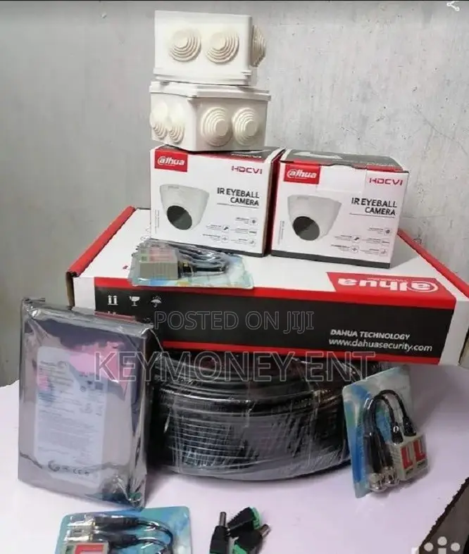 Four 4 Dahua Cctv Cameras Security Surveillance 720p