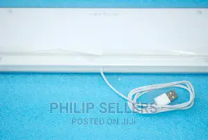 New US English Apple A1243 Aluminum Wired USB Keyboard With
