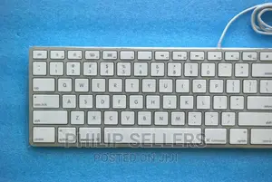 New US English Apple A1243 Aluminum Wired USB Keyboard With