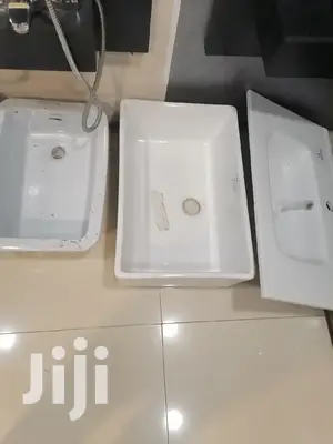 Dobby Sinks Ceramic Milky White