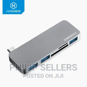 Hagibis USB C Hub 5 in 1 Type C to SD/TF Card Reader USB 3.1