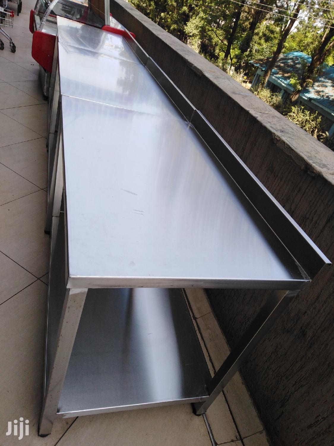 Stainless Steel Kitchen Worktable With Great Finishing In Nairobi Central Restaurant Catering Equipment Shopping Research Consultants Jiji Co Ke
