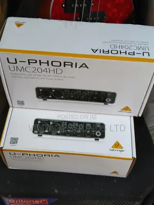 Behringer USB Audio Interface Sound Card Umc 204