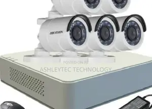 Hik Vision HIKVISION 8CH DVR 5 Five Cctv Camera Full Package