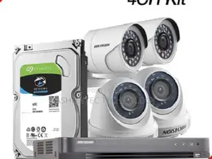 4 Cctv Camera Full Set Hikvision Original Cameras
