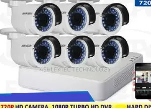 Hikvision Turbo HD 720P 6 Camera With HD DVR Pac