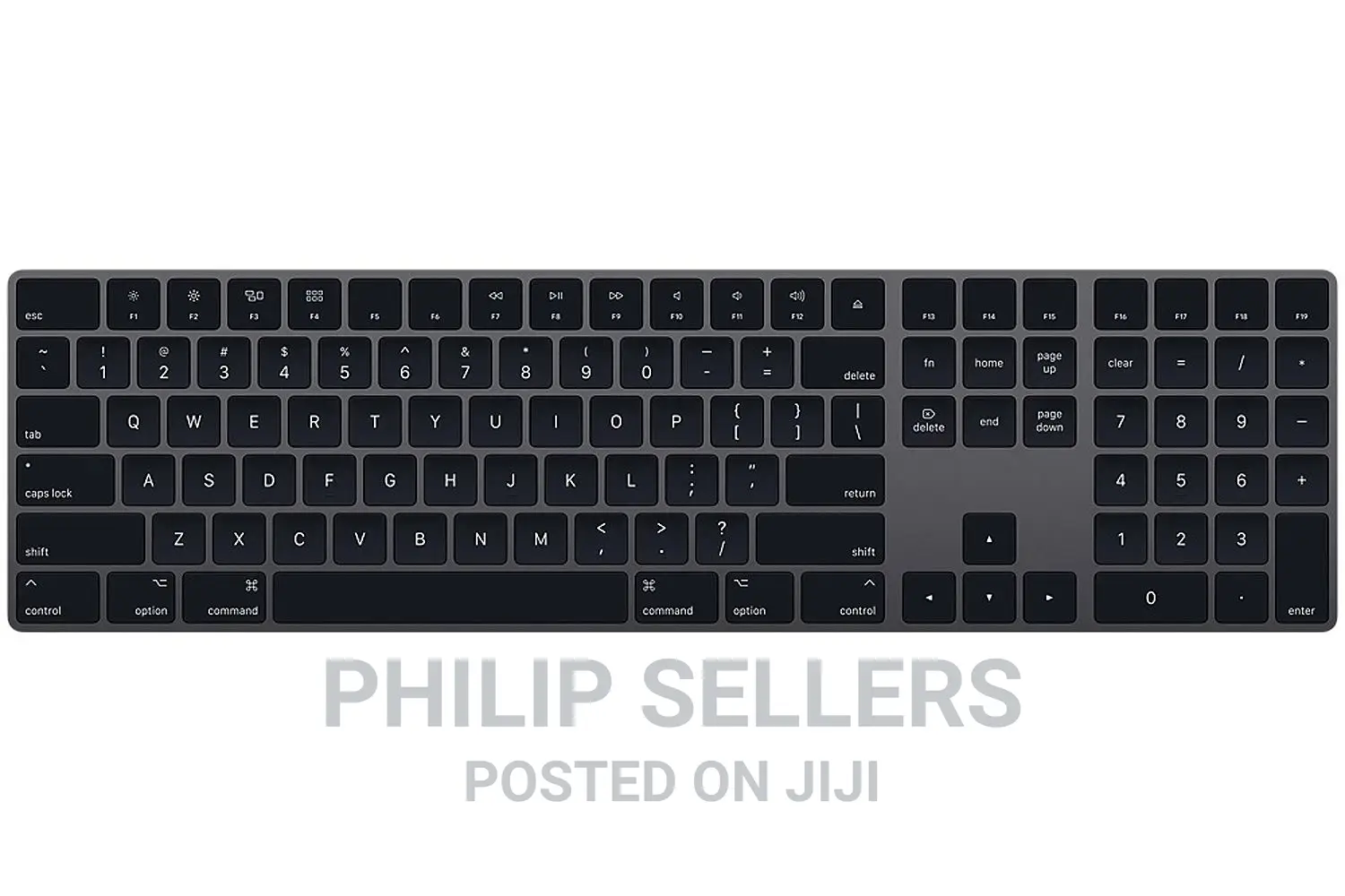 Apple Space Gray Magic Keyboard With Numeric Keypad