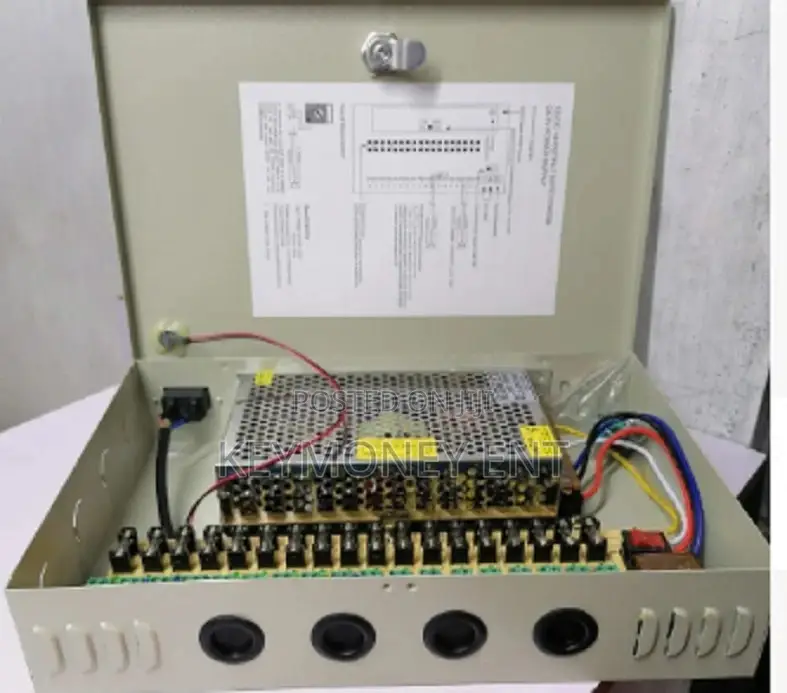 12v 20 Amperes Power Supply Closed