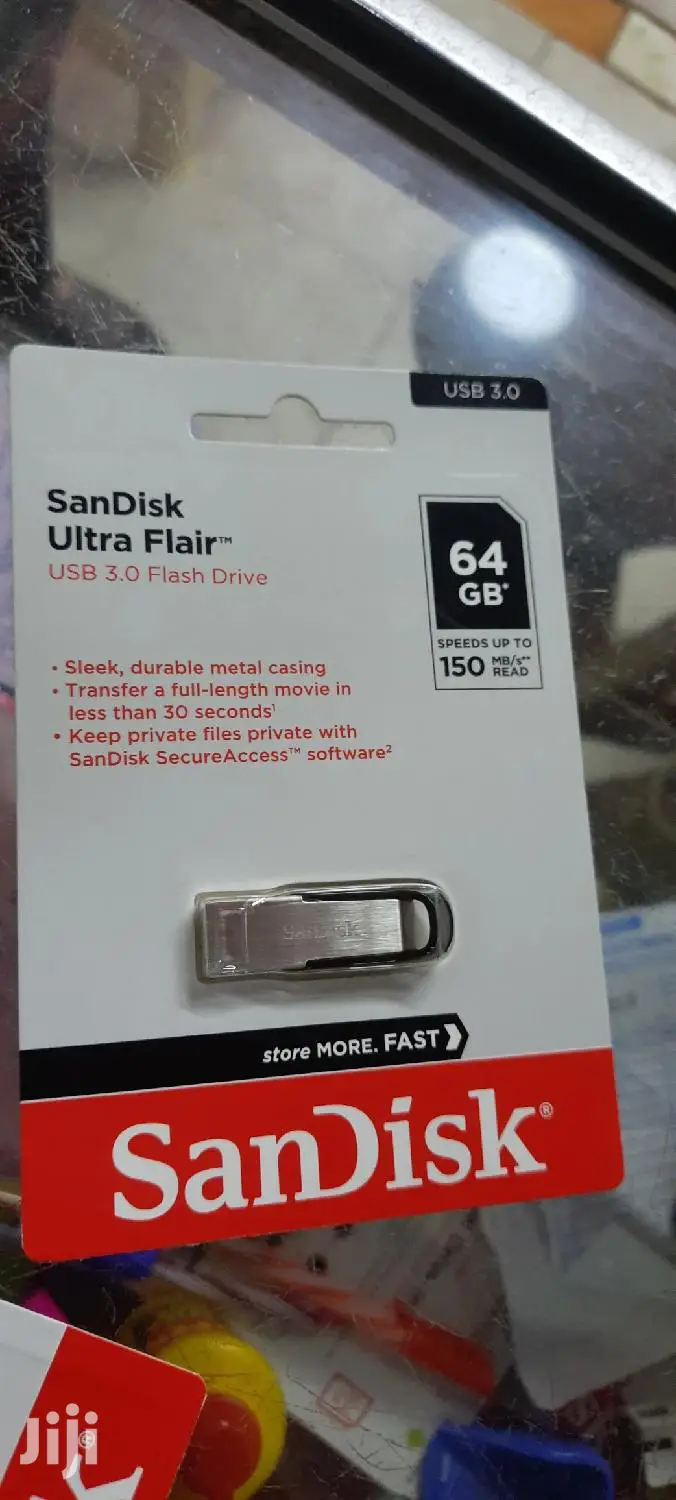 USB 3.0 Original Sandisk Ultra Flair 64 Gb.