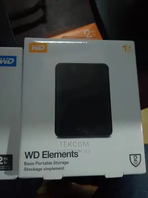 1TB WD Elements External Hard Disk Drive