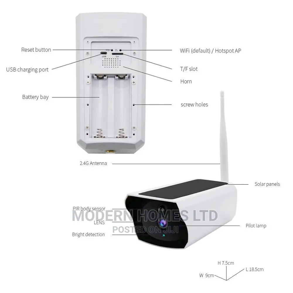 Solar Wifi CCTV Camera
