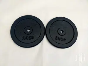 20KG Gym Plates Barbell Weights Iron