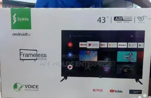 Syinix 43 Inch Frameless Smart Android Tv.