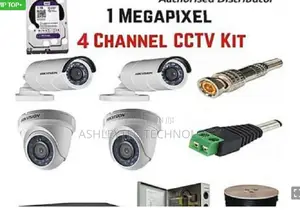4 Hik Vision Cctv Complete Set With Night Vision