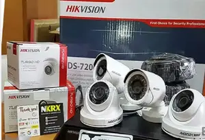 Four CCTV Cameras Kit Package 20m Range