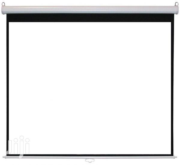 Wall Mount Manual Pull Down Projector Screen