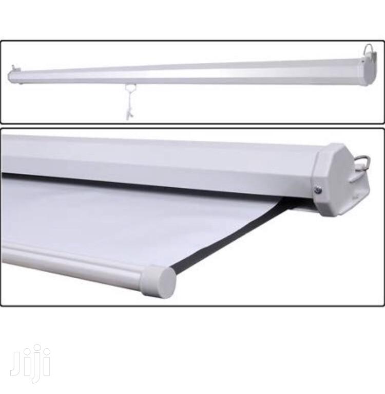 Wall Mount Manual Pull Down Projector Screen