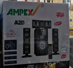 Ampex A-20 Ac/Dc 3.1ch Multimedia Speaker X-bass, 12,000w.