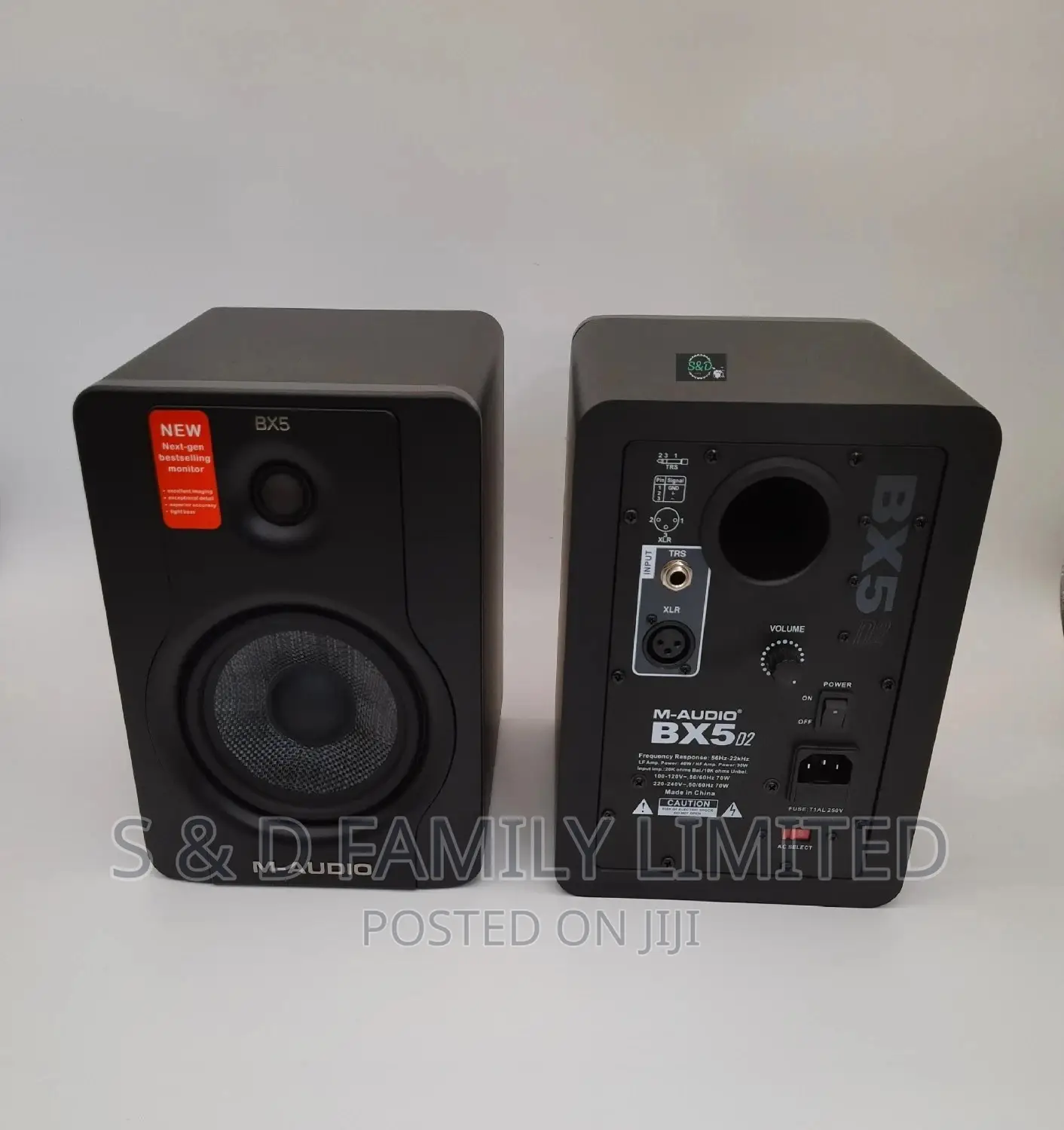 M Audio BX5 Studio Monitors