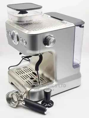 Espresso Coffee Machine With Inbuilt Coffee Grinder!