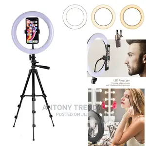 10-Inch Selfie Ring Light With Tripod Stand