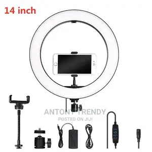 14 Inch Ring Light With Stand And Phone Holder