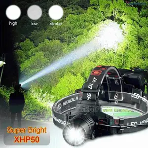 LED Headlamp Zoomable T6 Head Flashlight Torch Rechargeable