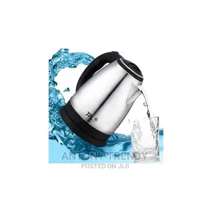 Lyons Fk-0301 Silver Black Cordless Stainless Steel Electr