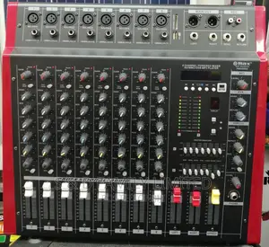 Max 8 Channels Powered Mixer