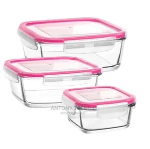 3 Pc Glass Casserole Dishes