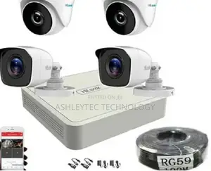 Four CCTV Cameras Security System Kit Package