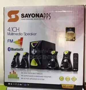 Sayona Sht-1149bt 4.1 Channel 15500w Pmpo Subwoofer