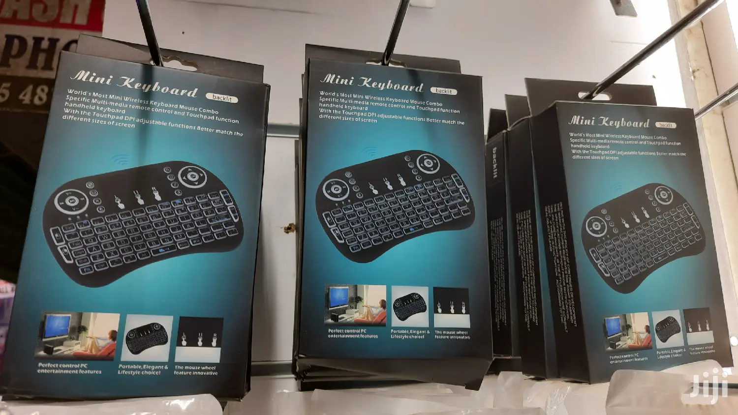 Mini Smart Keyboard Remote For Vision Plus Tv Set