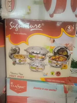 4pcs Signature Stainless Steel Hot Pot