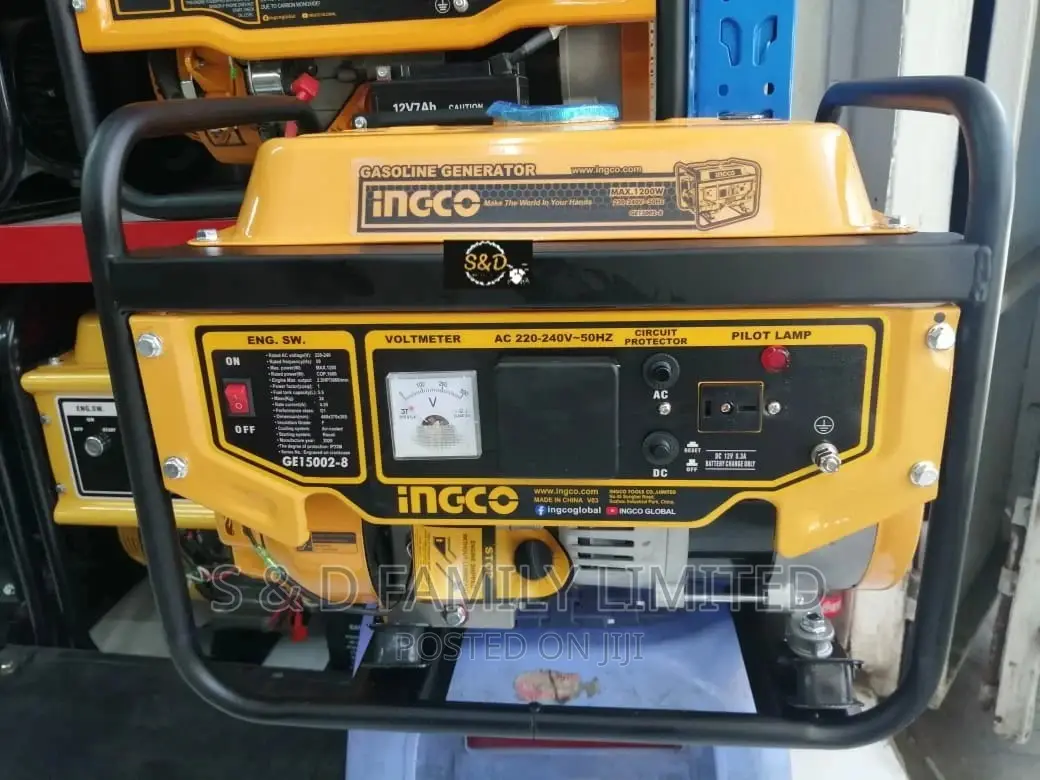 Ingco 1.2KVA Gasoline Generator