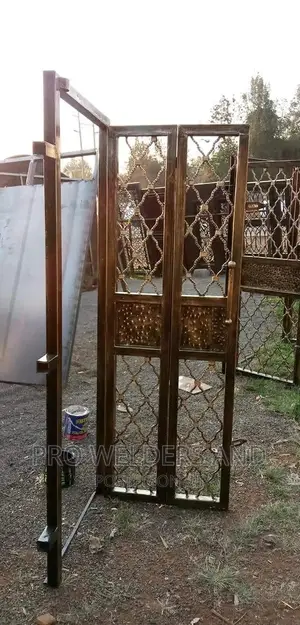 Wrought Iron Grill Door