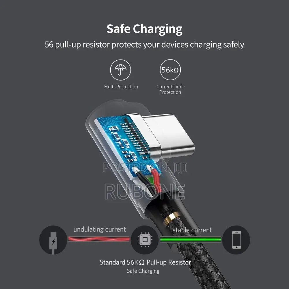 UGREEN USB C Cable Right Angle 90 Degree USB a to Type C