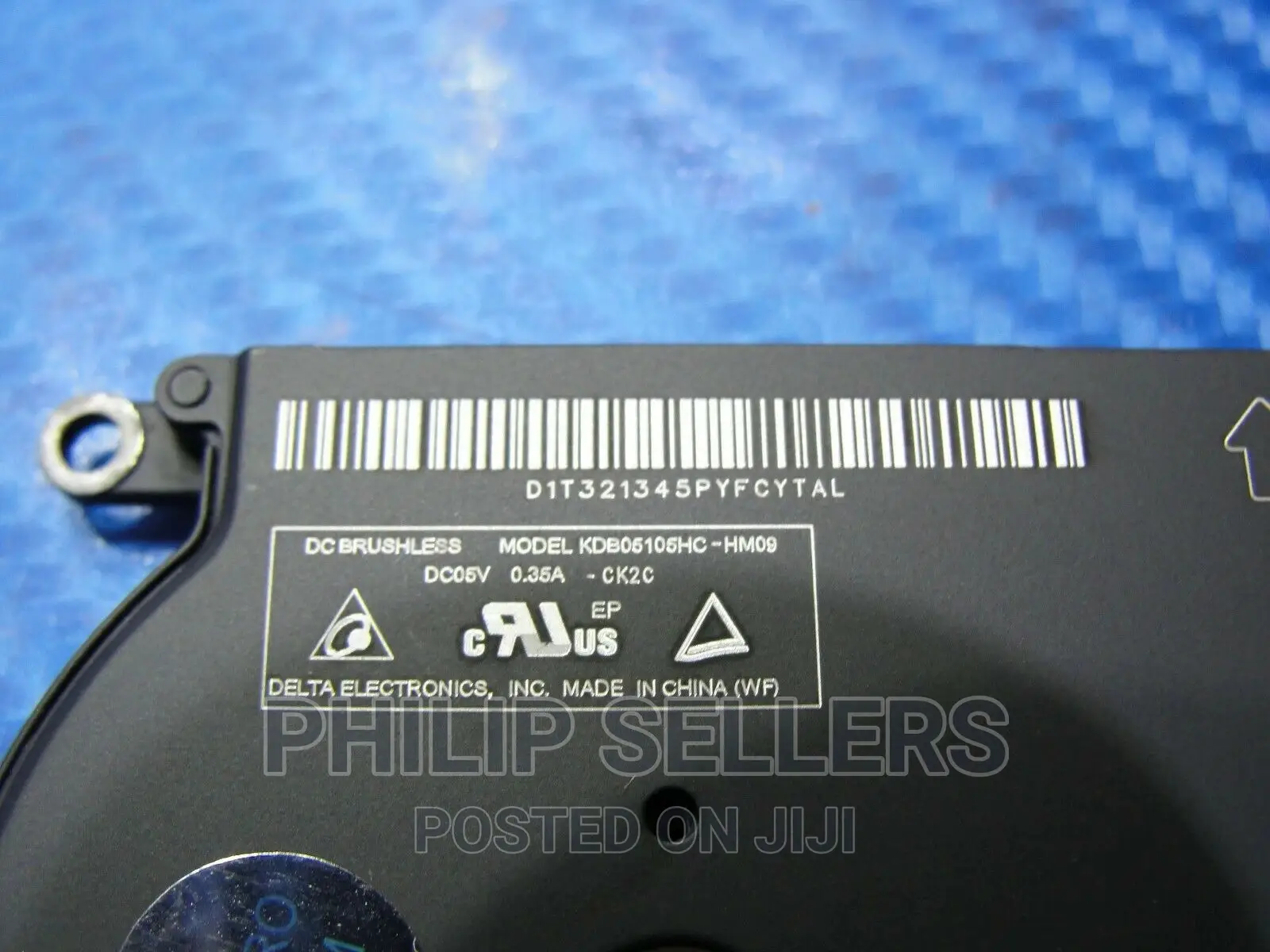 Macbook Air 11" A1465 Mid 2013 MD711LL/A CPU Cooling Fan Ass