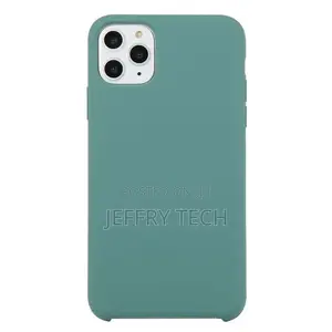 iPhone 11 Pro Max Solid Solid Silicone Shockproof Case