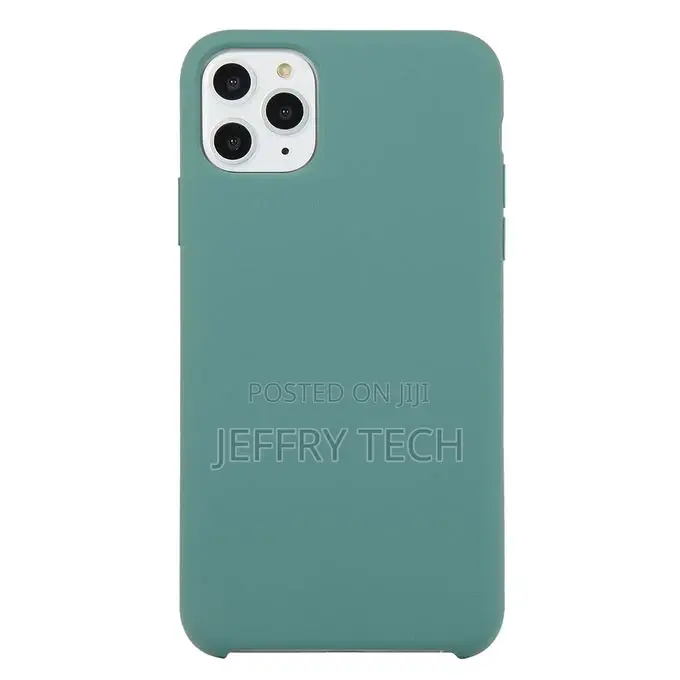 iPhone 11 Pro Max Solid Solid Silicone Shockproof Case
